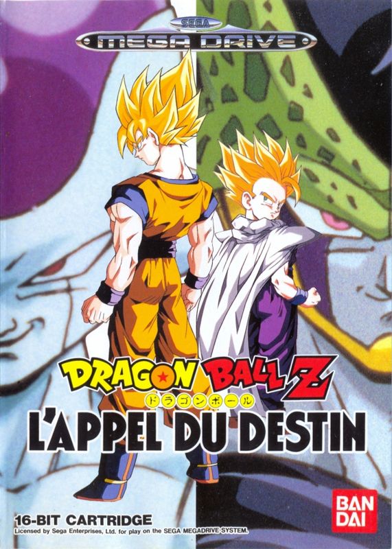 Dragon Ball Z box art for Sega Mega Drive